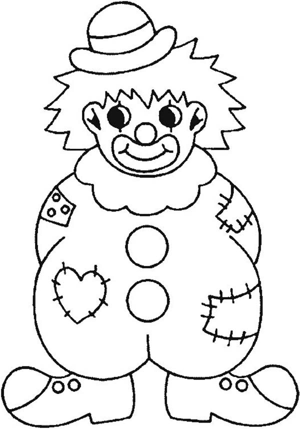 clowns coloring pages