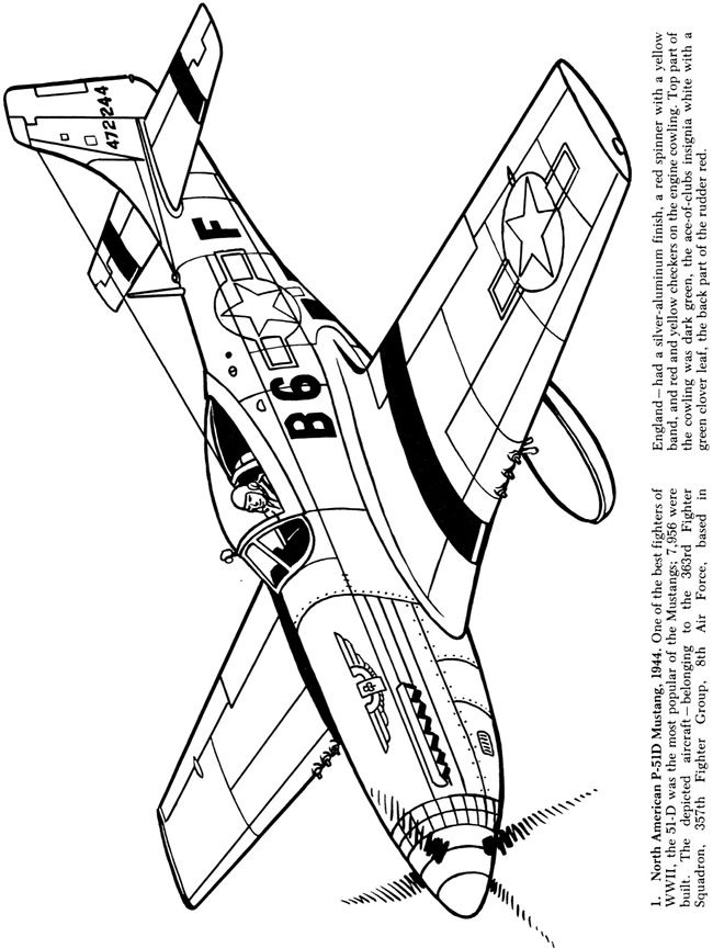 ww2 plane coloring pages