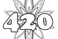 trippy 420 coloring pages