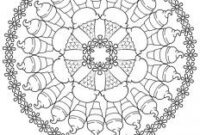 summer mandala coloring pages