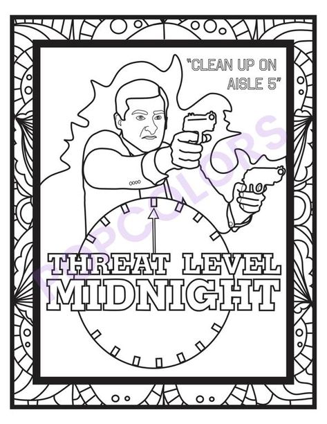 the office coloring page