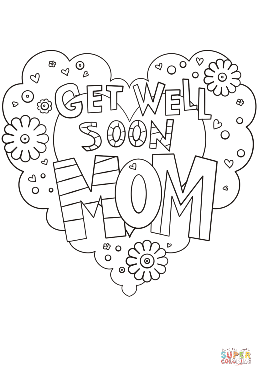 printable get well soon coloring pages