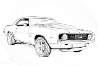 vintage car coloring pages