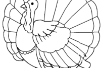 turkey body coloring page