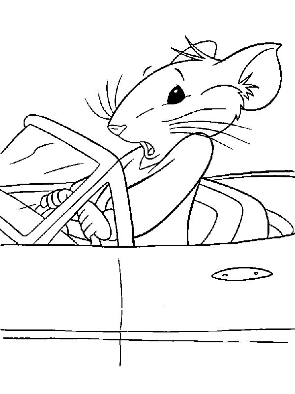 stuart little coloring pages