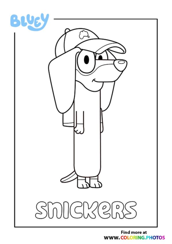 bluey dad coloring pages