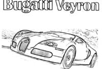 bugatti veyron coloring page