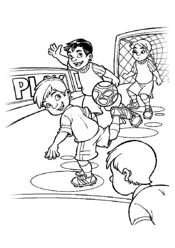 soccer coloring pages free