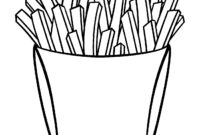 french fry coloring pages