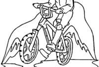 mountain bike coloring pages