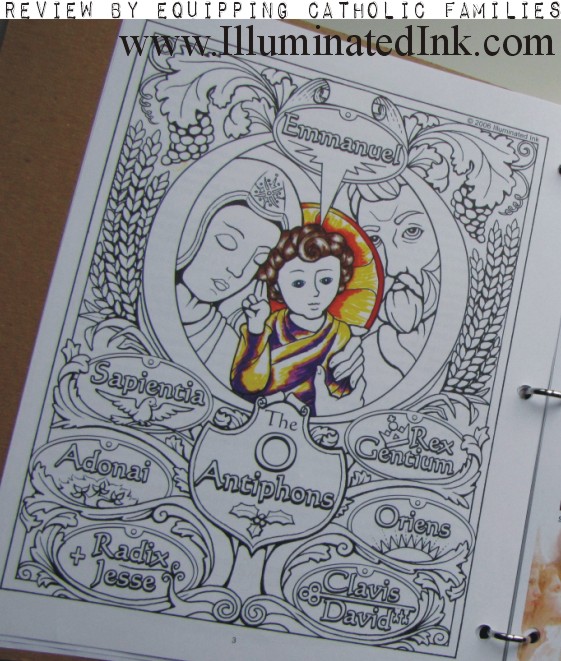 liturgical calendar coloring page