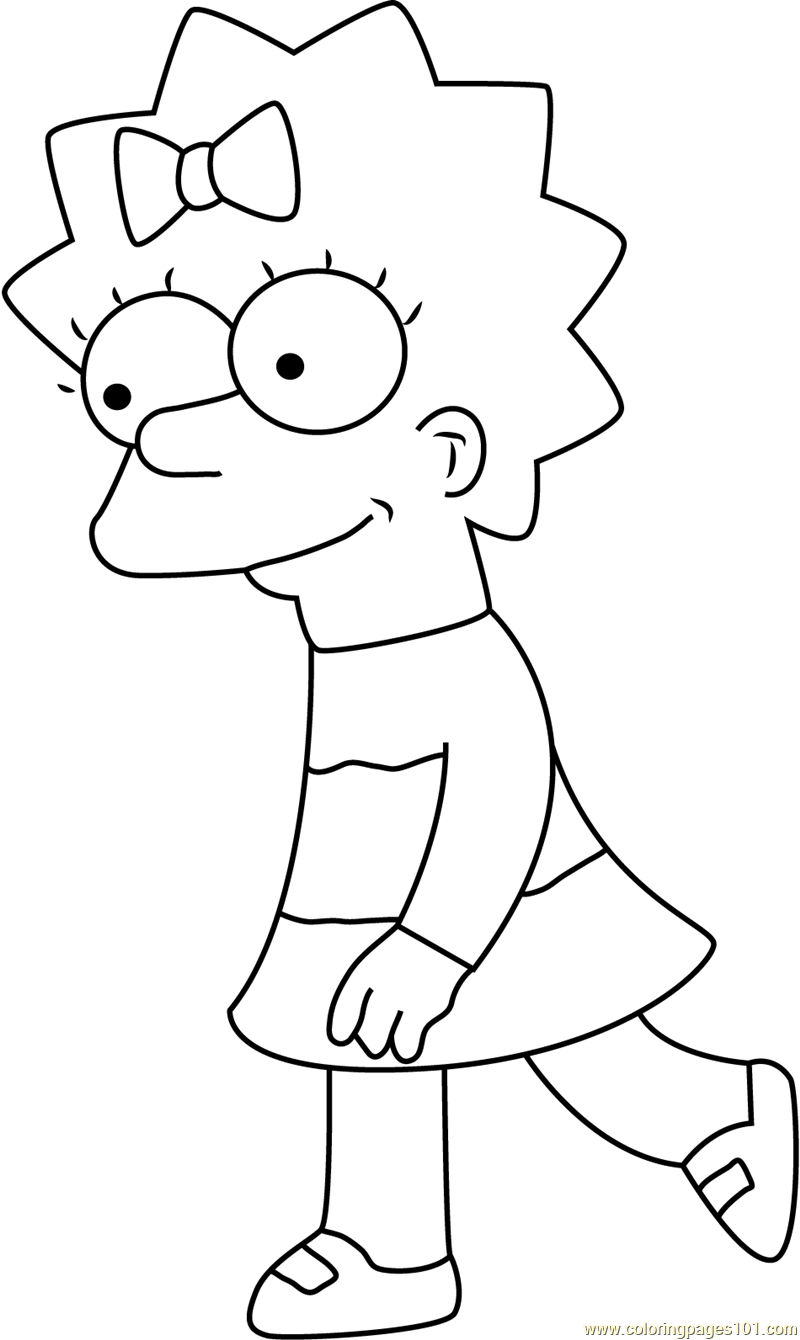 maggie simpson coloring pages