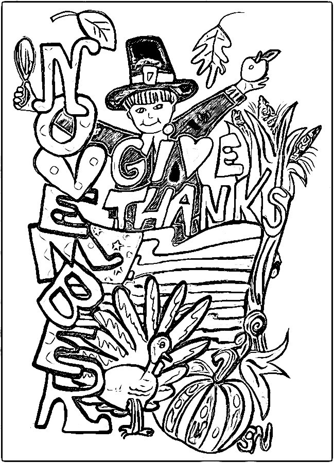 free november coloring pages