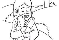 parable of the lost sheep coloring page