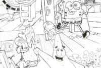 krusty krab coloring page