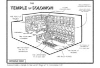 solomon 039 s temple coloring page