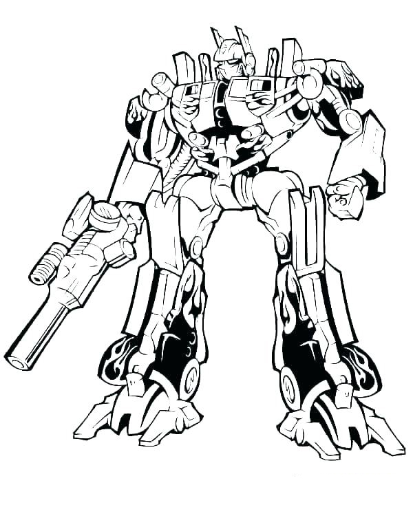 optimus prime transformers coloring pages