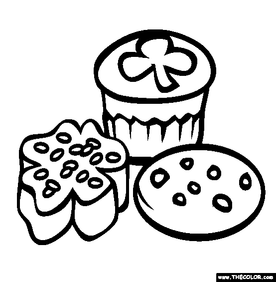 treats coloring pages