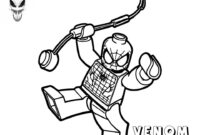 lego venom coloring pages