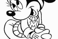 cute baby minnie mouse coloring pages