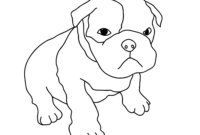 bull dog coloring pages