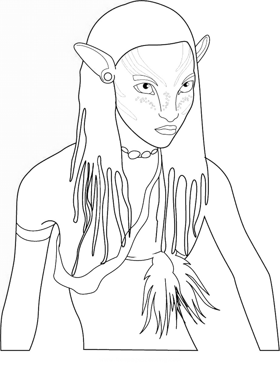 avatar coloring pages