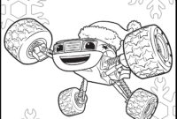 blaze and the monster machines coloring pages