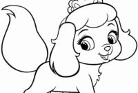 princess puppy coloring pages