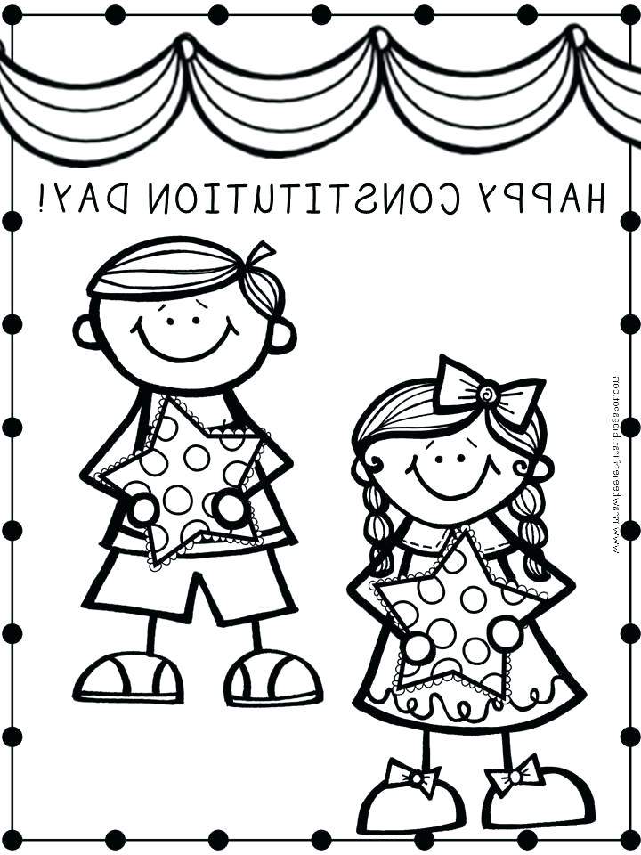 constitution coloring pages