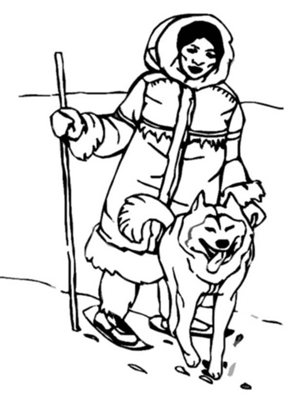 iditarod coloring pages