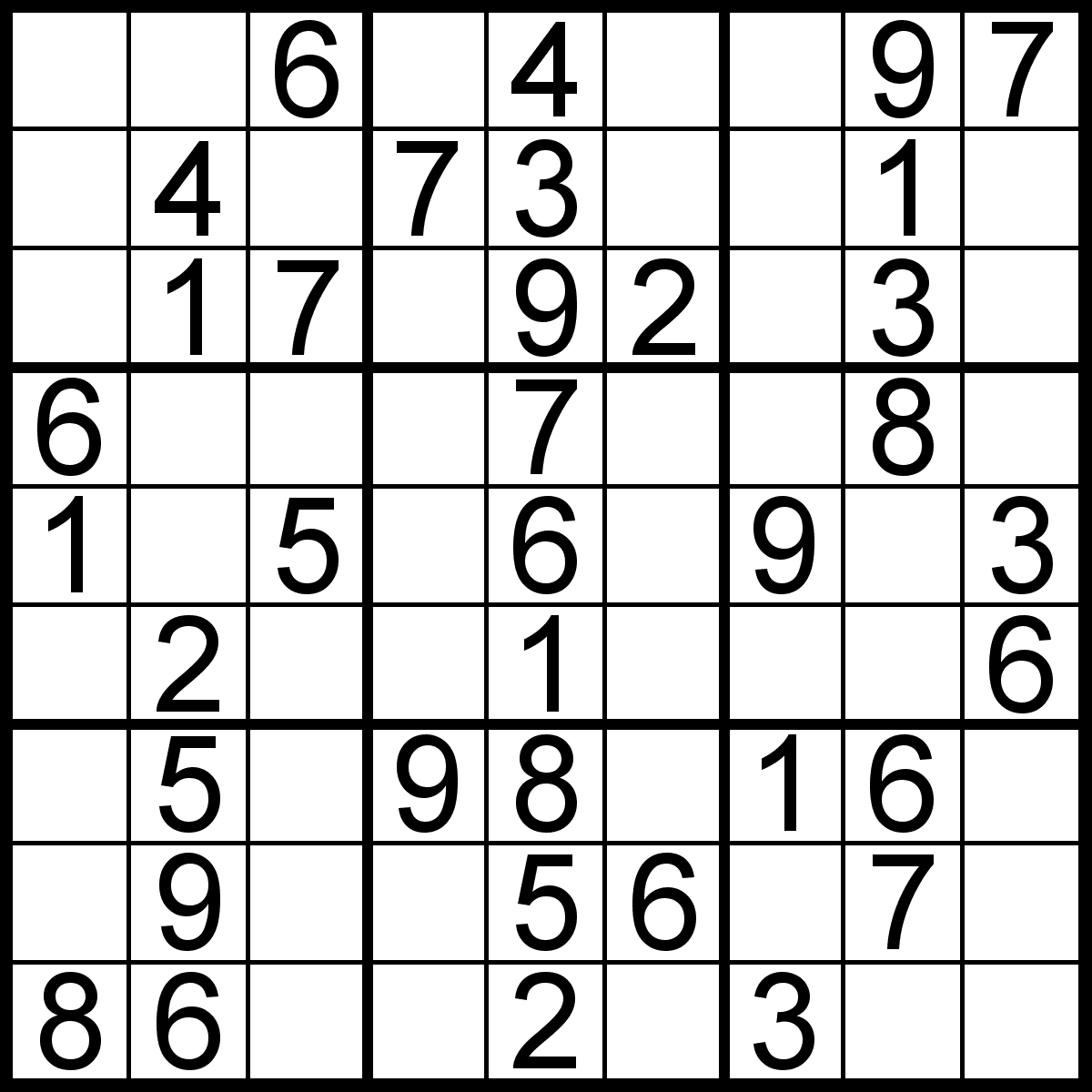 leichtes sudoku