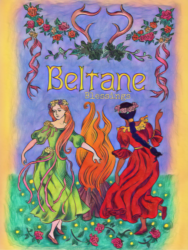 beltane coloring pages