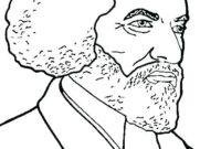 frederick douglass coloring page