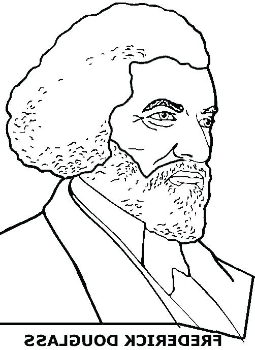 frederick douglass coloring page