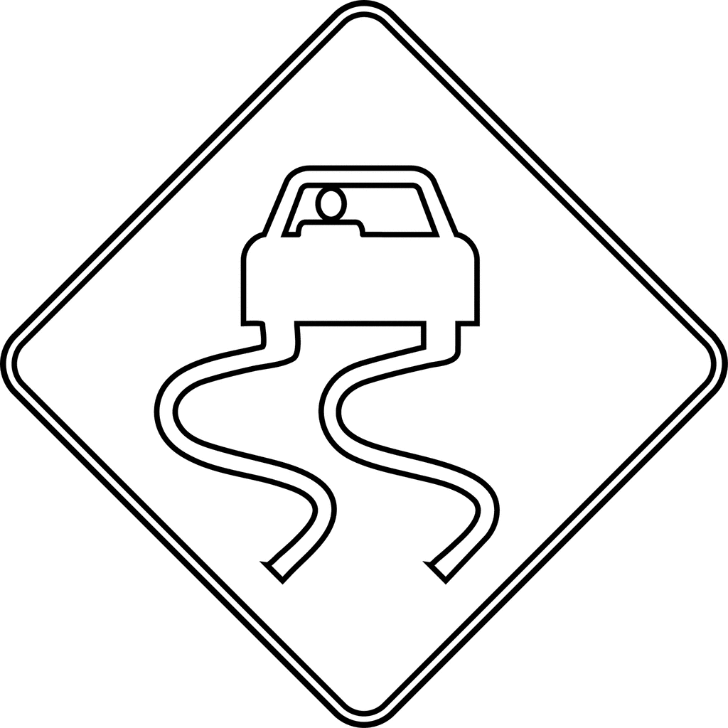 road signs coloring pages