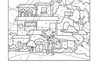 encanto house coloring pages