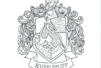 hufflepuff coloring page