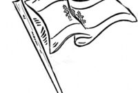 spanish flag coloring page