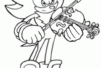 shadow and sonic coloring pages