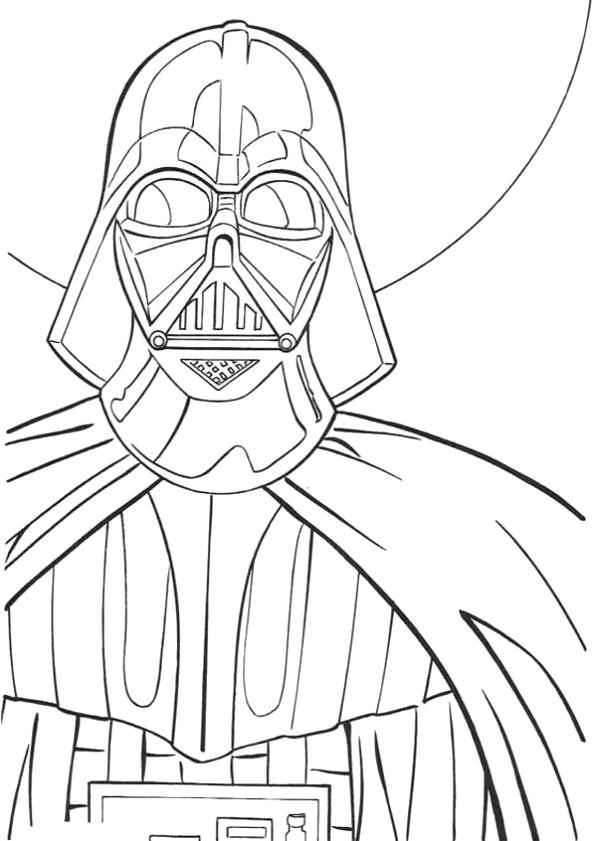 lego darth vader coloring pages