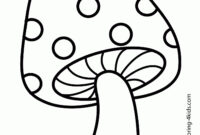 coloring pages mushroom