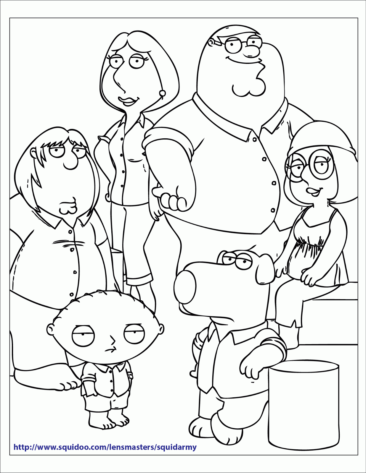 american dad coloring pages