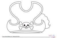 pirate hat coloring page