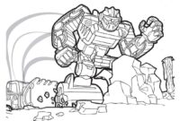 rescue bots coloring pages