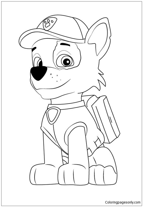 31+ Paw Patrol Rocky Coloring Page