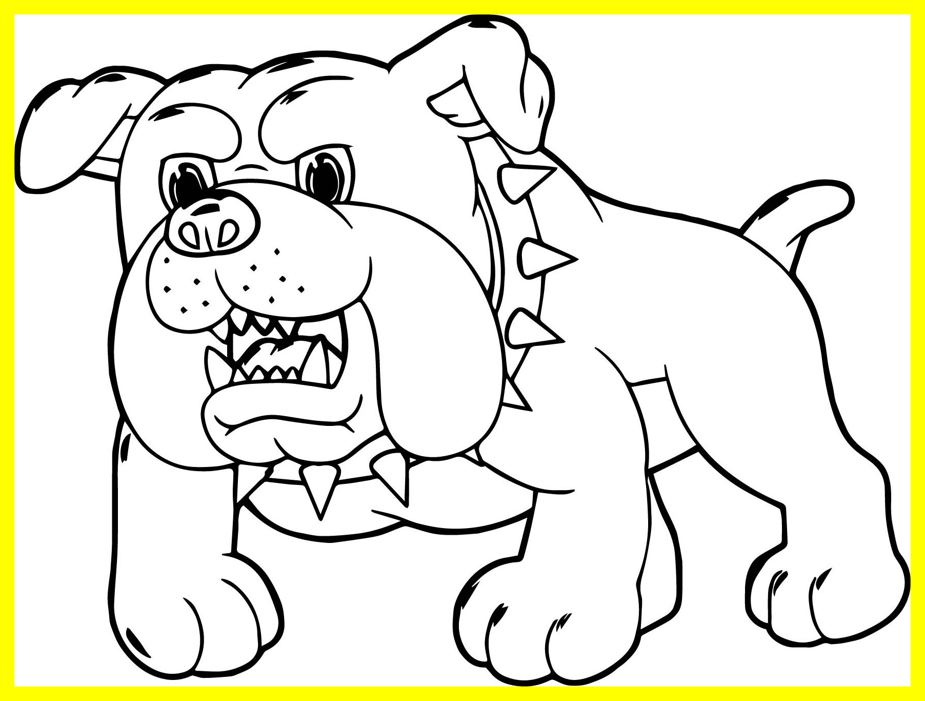 st bernard coloring page