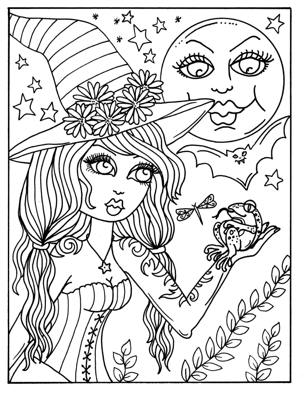 hocus pocus coloring pages for adults