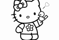 49 hello kitty dessin a imprimer background