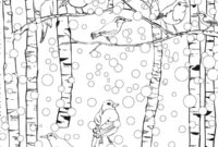 winter bird coloring pages