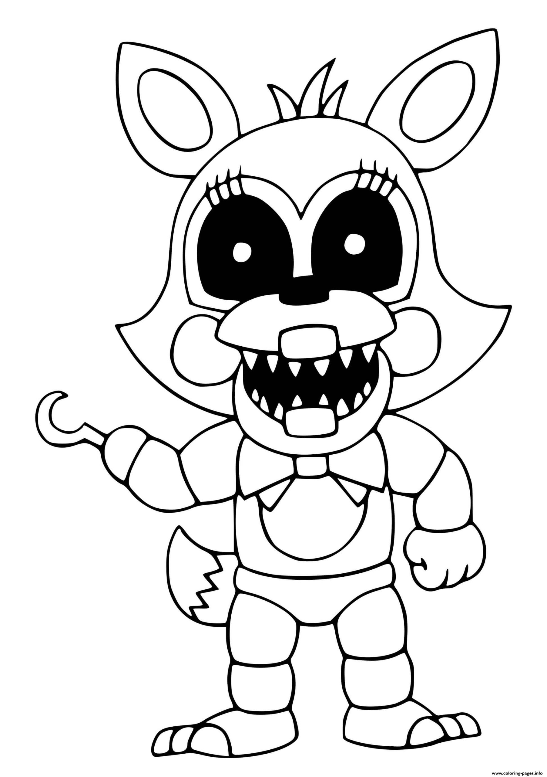 fnaf coloring book all pages